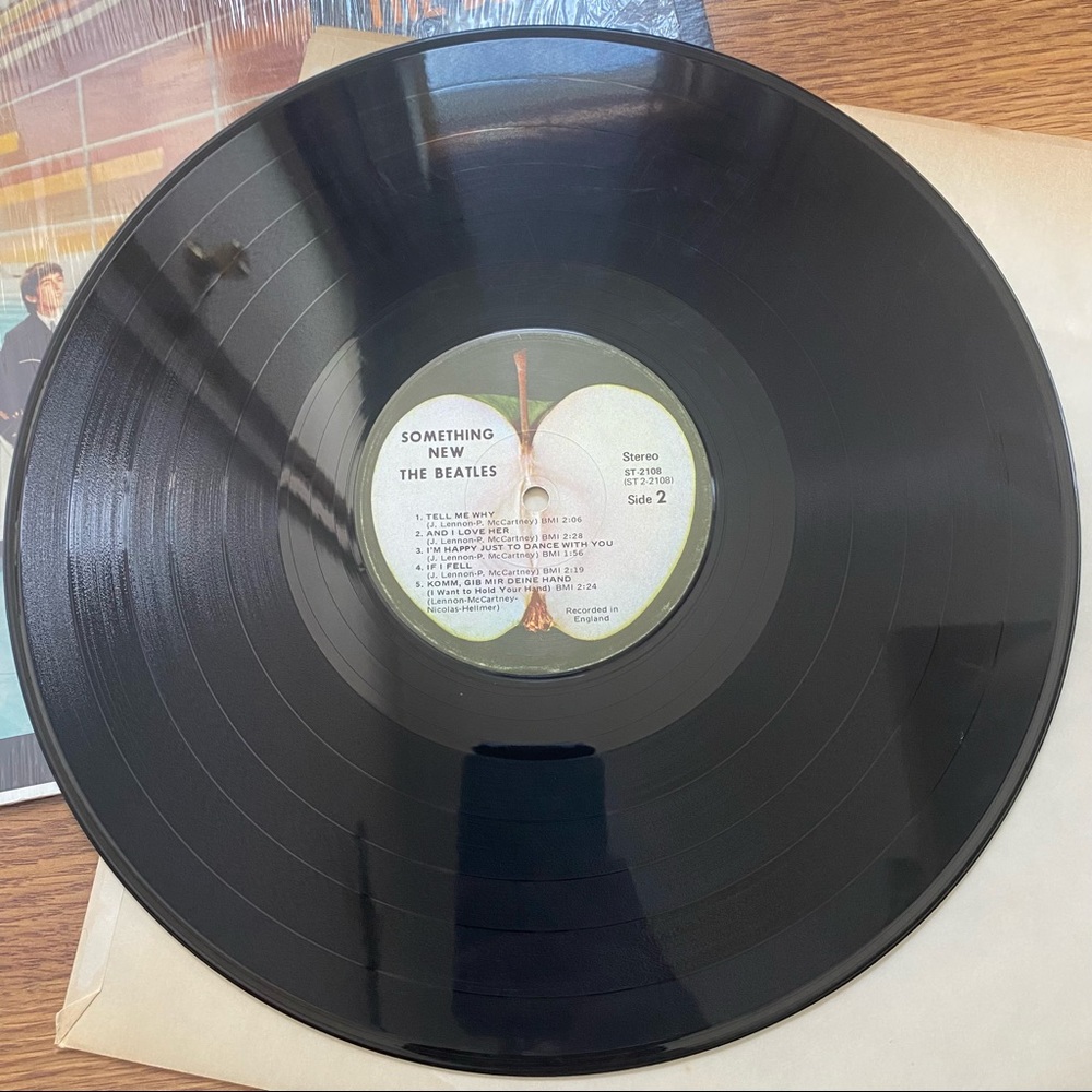 The Beatles Something New Vinyl Record - Picture 6 of 7